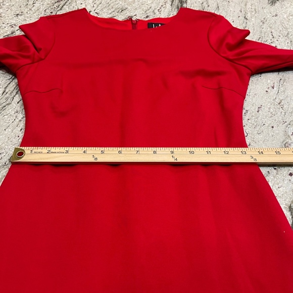 Lulus Women's Bodycon Dress Bell Sleeve Lined Red Size M - Picture 13 of 15